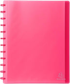 Atlas Easy Zip Inner Ring A4 transparent orange document storage accessory with secure zip closure and ring binding.