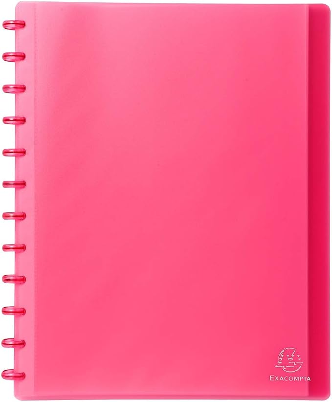 Atlas Easy Zip Inner Ring A4 transparent orange document storage accessory with secure zip closure and ring binding.