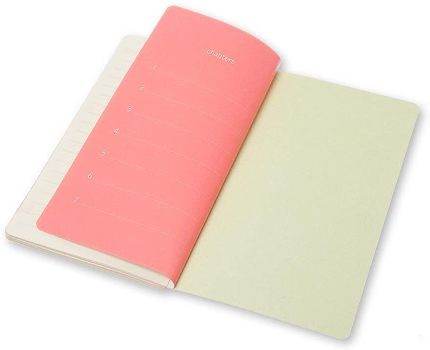 Moleskine Chapters Slim Medium, Ruled, Mist Green, Soft Cover Journal - Al Masam Stationery LLC