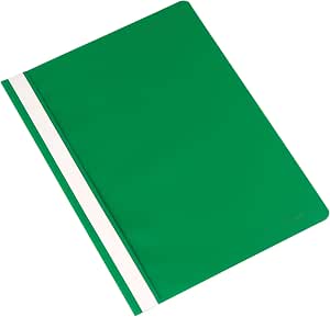 Atlas PVC Flat File with Pocket A4 Black Green Secondary image