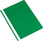 Atlas PVC Flat File with Pocket A4 Black Green