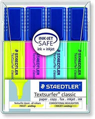 Staedtler Textsurfer Highlighter WLT (Pack of 4 Colours) - Al Masam Stationery LLC