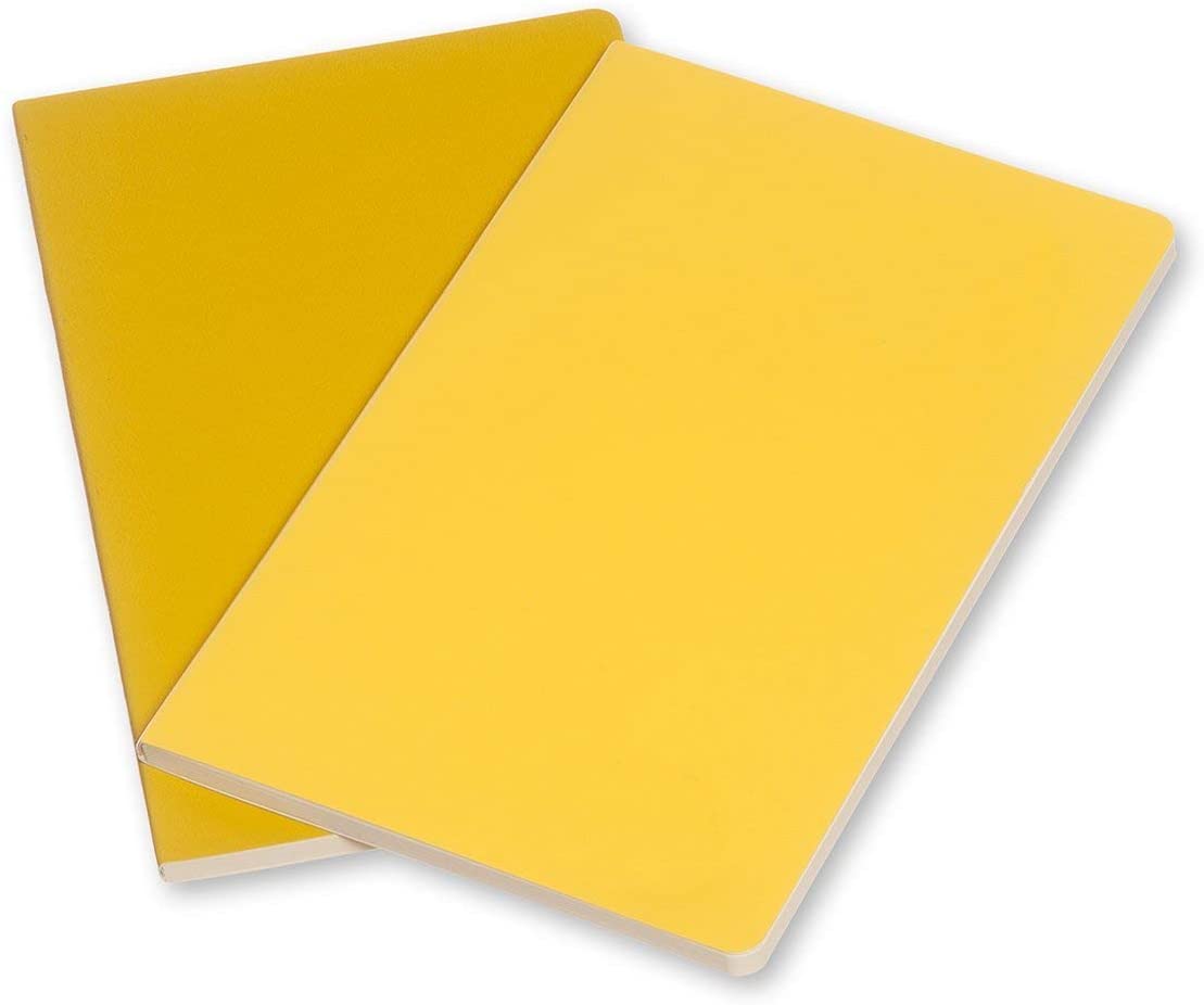 Moleskine Volant Plain Large Notebook Bright Yellow - Al Masam Stationery LLC