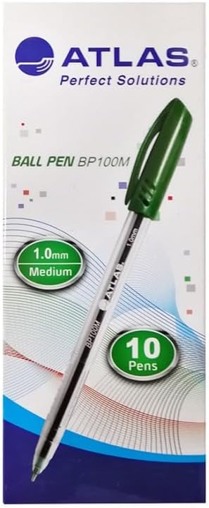 Atlas Tri Ball Pen 1.0mm Blue – Box of 50