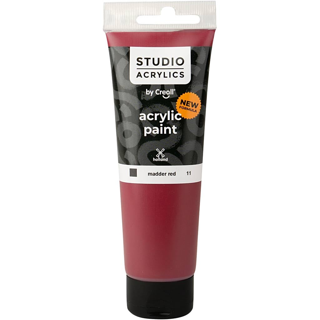 Creall ACRYLICS STUDIO TUBE 120ml 11 Madder Red - Al Masam Stationery LLC Main image