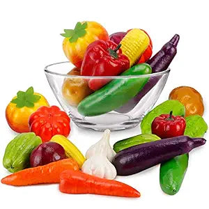 Simulated Vegetables for Crafts, Displays and Learning Activities