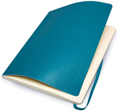 Moleskine Ruled Notebook Extra Large Underwater Blue Soft Cover - Al Masam Stationery LLC