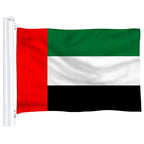 UAE Hand Flag with Stick – 15 × 21 cm National Day Flag