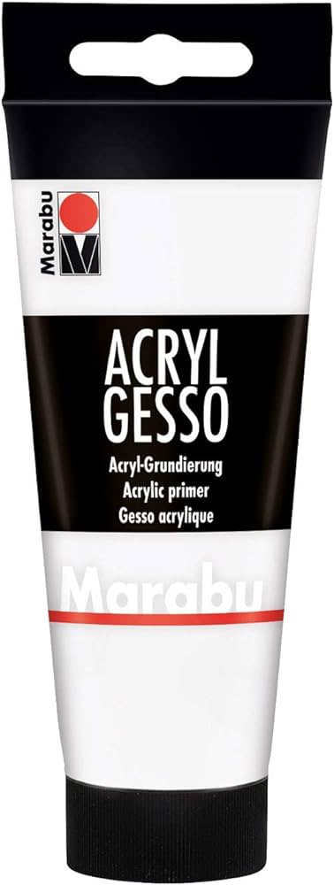 Marabu Acryl Medium, 808 Gesso White, 100 Ml - Al Masam Stationery LLC