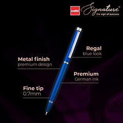 Cello Signature Indulge BP 1BLTR- Blue - Al Masam Stationery LLC