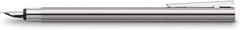 FABER-CASTELL FP Neo Slim Stainless Steel Shiny,F - Al Masam Stationery LLC