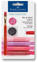 FABER-CASTELL Water soluble crayons Gelatos Red - Al Masam Stationery LLC