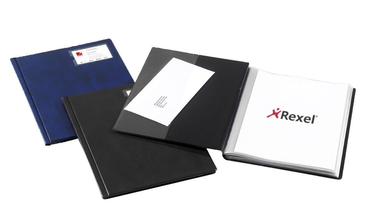 Display Book Rexel A4 Size 24 pockets PU Leather - Al Masam Stationery LLC