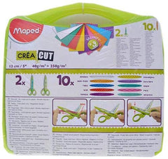 Maped Crea Cut 2 Scissors With 10 Blades - Al Masam Stationery LLC