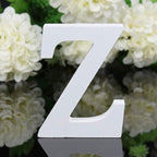 White Wooden Letter Z for Crafts & DIY Decoration