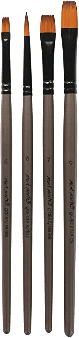 Mont Marte Gallery Series Brush Set Acrylic (Pack of 4 Piece) - Al Masam Stationery LLC