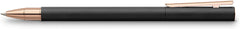 FABER-CASTELL Roller Neo Slim Metal Black,Matt,Rose Gold - Al Masam Stationery LLC