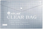 Atlas Document Bag F/S Clear | Document Storage File