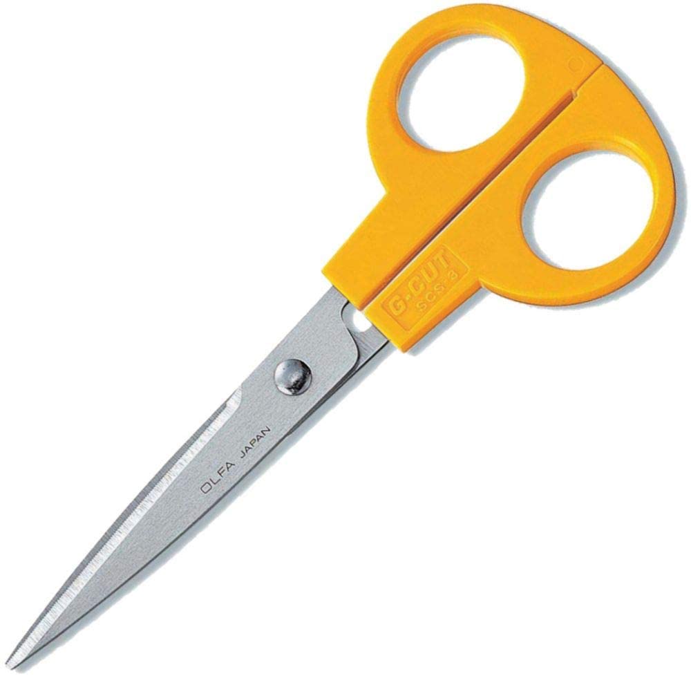 Olfa Utility Serrated Edge Scissor Anti Slip Multi Purpose - Al Masam Stationery LLC