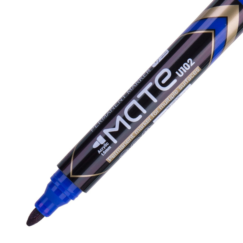 Deli Permanent Marker Bullet 1.5mm Blue - (EU10230) - Al Masam Stationery LLC