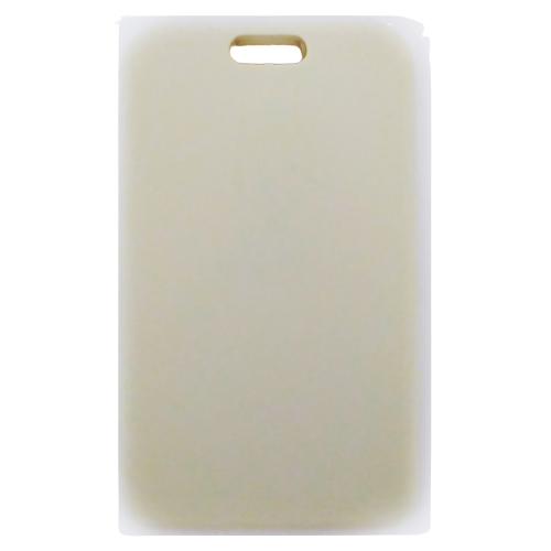 ID Card Holder with Rubber Back White - Al Masam Stationery LLC