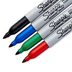 Sharpie Fine Tip Permanent Marker Assorted 4 Pieces - (SP-S0810970) - Al Masam Stationery LLC