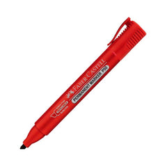 FABER-CASTELL Permanent Marker P50 Red Chisel Tip