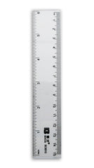 Transparent Ruler 15cm - Al Masam Stationery LLC