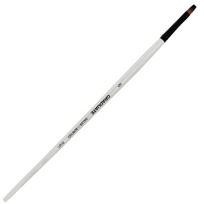 Daler Rowney Graduate Brush Long Handle Synthetic Bright 6=5mm - Al Masam Stationery LLC