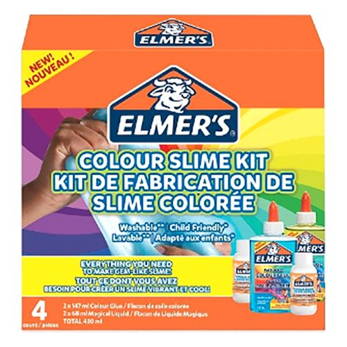 Elmer's Translucent Slime Adhesive Kit Multicolor 2 Pieces - Al Masam Stationery LLC Main image
