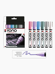 Marabu YONO Marker - (Set of 6 Pcs) - Al Masam Stationery LLC