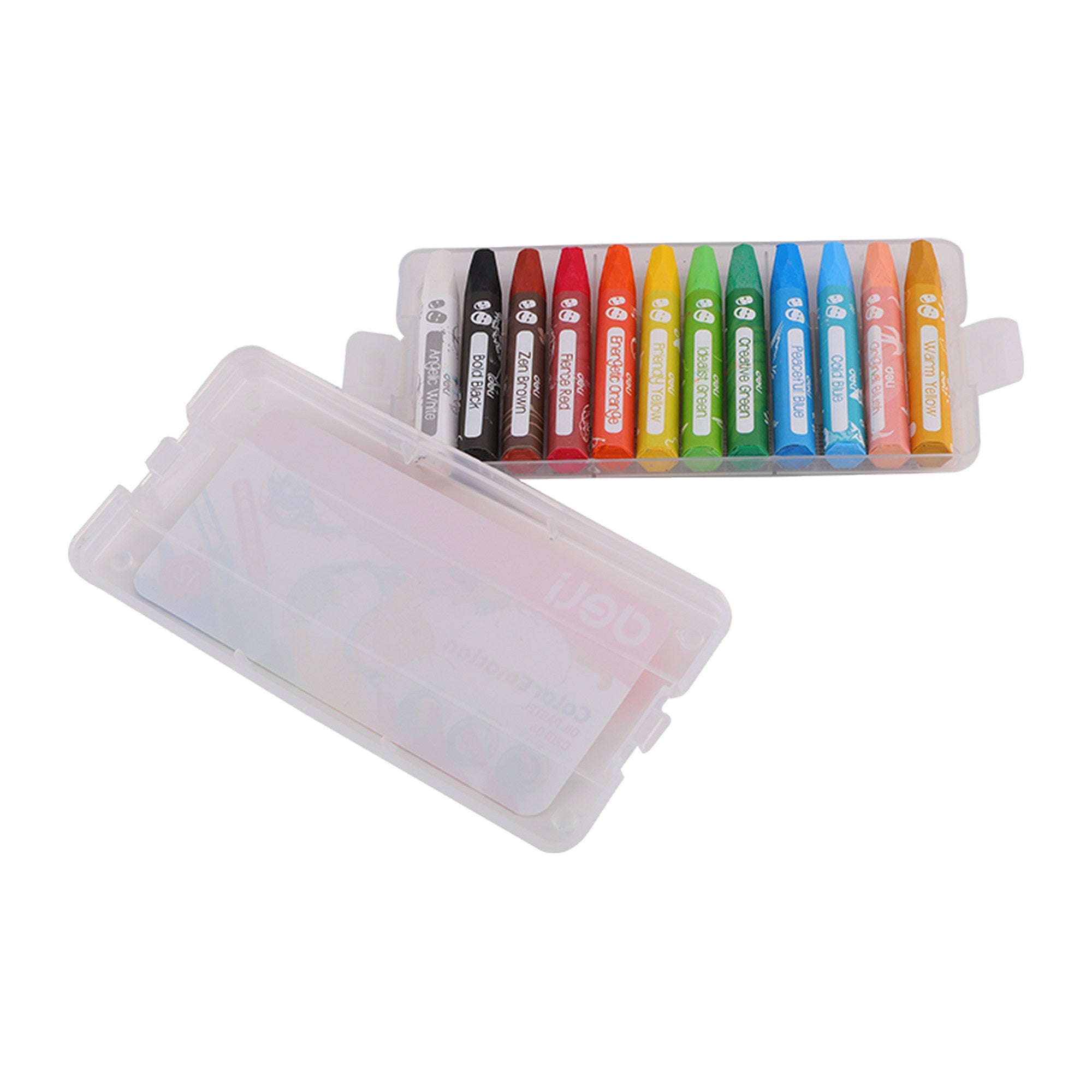 Deli Oil Pastel Smooth Rich Blending 12C - Al Masam Stationery LLC