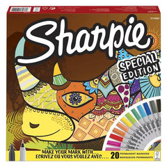 Sharpie Rhino Special Edition Permanent Marker Set Assorted 20 Pieces