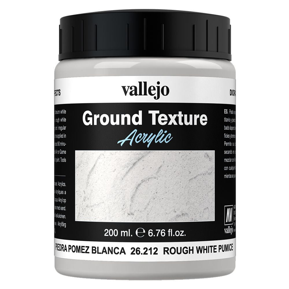 VALLEJO GROUND TEXTURES 212-200ML. ROUGH WHITE PUMICE - Al Masam Stationery LLC