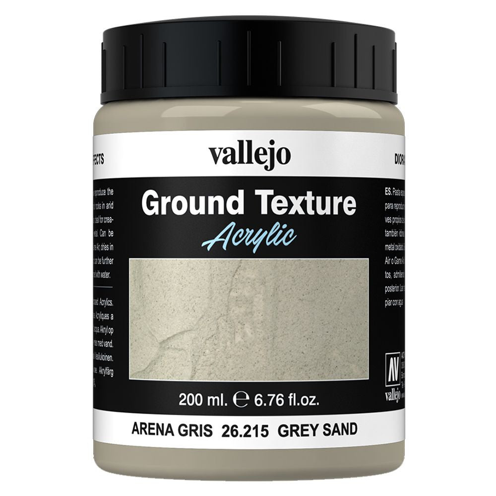 VALLEJO GROUND TEXTURES 215-200ML. GREY SAND - Al Masam Stationery LLC