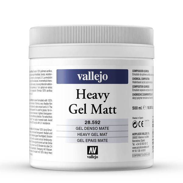 VALLEJO HEAVY GEL MATT 592-500ML. - Al Masam Stationery LLC