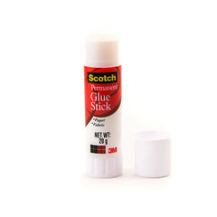 Scotch Glue Stick permanent white 6020-12D. 0.69 oz (20gr.), 12 sticks/display