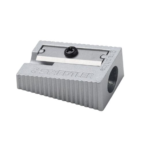 Staedtler 510 Metal Sharpner singl hole - Al Masam Stationery LLC