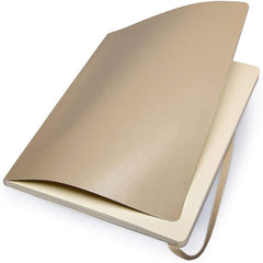 Moleskine Plain Notebook Extra Large Khaki Beige Soft Cover - Al Masam Stationery LLC