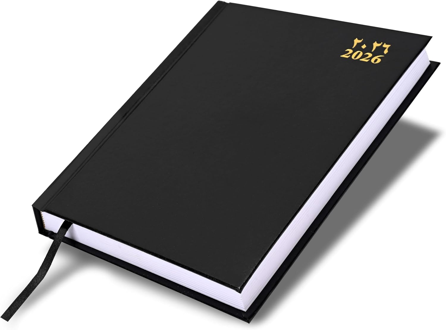 FIS Black A5 Vinyl 2026 Sat-Sun AE Diary - FSDI90AE26BK Main image