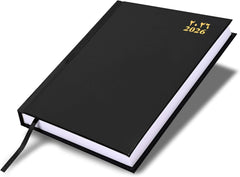 FIS Black A5 Vinyl 2026 Sat-Sun AE Diary - FSDI90AE26BK