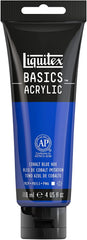 Liquitex BASICS Acrylic Paint, 4-oz tube, Cobalt Blue Hue - Al Masam Stationery LLC