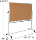 Whiteboard 90x120cm with Stand