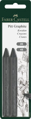 FABER-CASTELL Graphite Crayons PITT 2B/4B 2 in BC