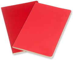 Moleskine Volant Ruled Large Notebook Set of 2 Skarlet Red - Al Masam Stationery LLC