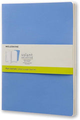 Moleskine Volant Plain Extra Large Notebook Set of 2 Royal Blue - Al Masam Stationery LLC