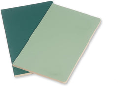 Moleskine Volant Ruled Large Notebook Set of 2 Sage Green - Al Masam Stationery LLC