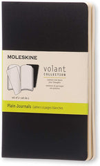 Moleskine Volant Plain Pocket Notebook Set of 2 Black - Al Masam Stationery LLC