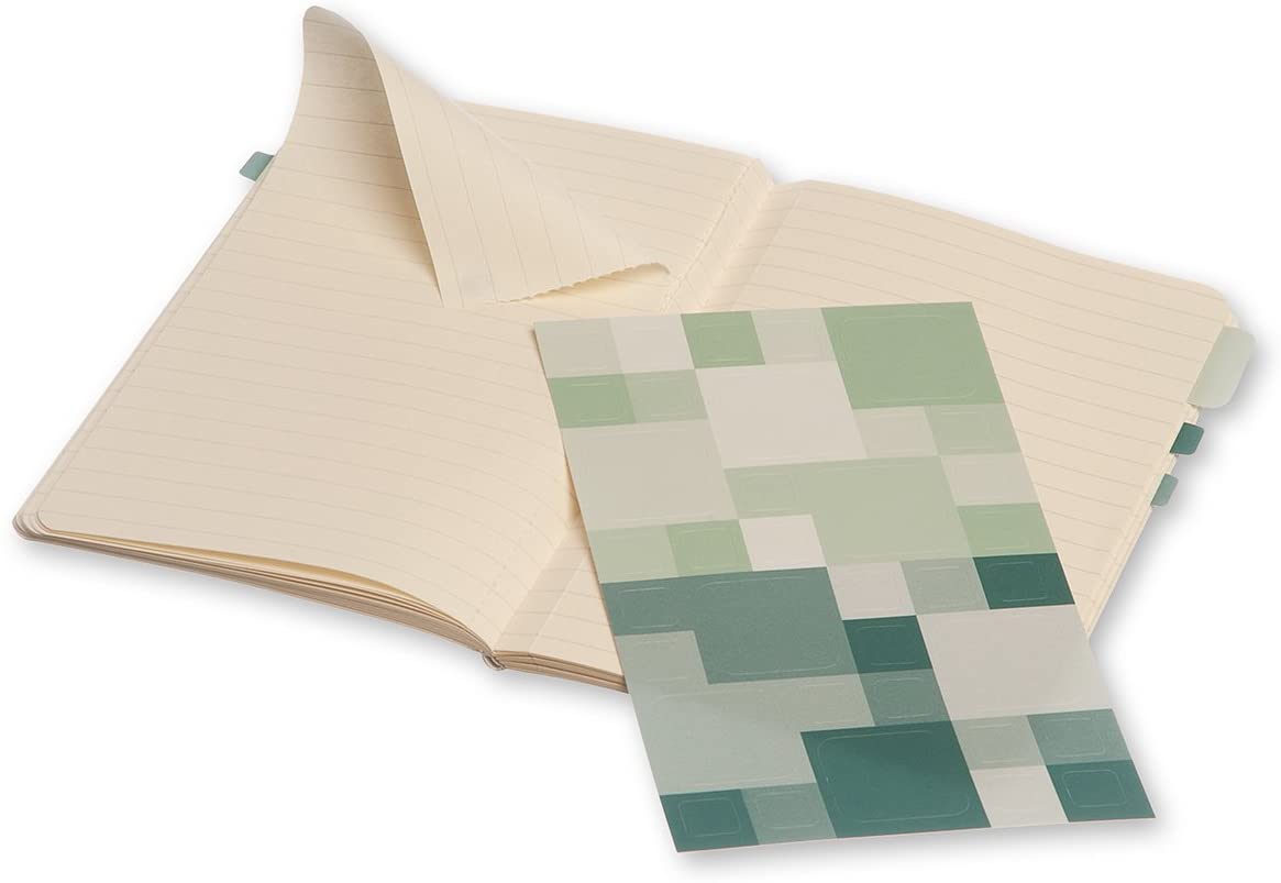 Moleskine Volant Ruled Pocket Notebook Sap Green - Al Masam Stationery LLC