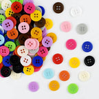 Assorted Colour Buttons for Crafts, Sewing and DIY Projects